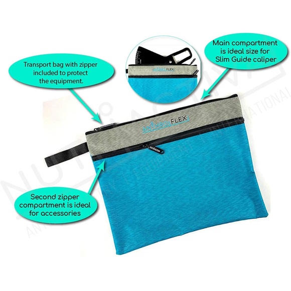 Slim Guide Skinfold Caliper AnthroFlex Kit with Body Mass Index BMI Tape Measure - Picture 4 of 5